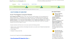 Desktop Screenshot of howtospeedupcomputer.info